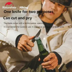 Ensemble de couverts en titane NATUREHIKE : léger et durable